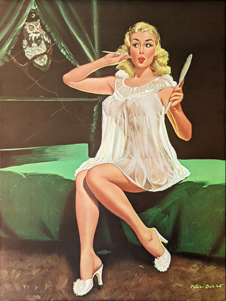 Pinup Set (6) by D’Ancona, Darro, DeVorss & Erbit | 1940s–50s Style | 1980s Glossy Lithographs