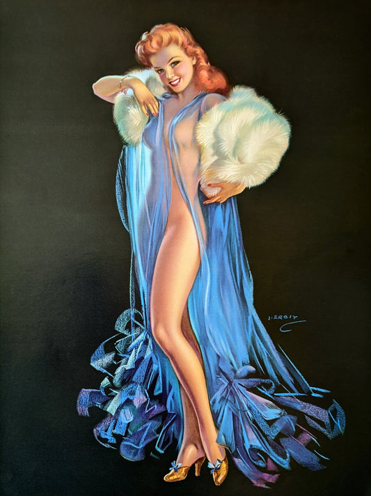 Pinup Set (6) by D’Ancona, Darro, DeVorss & Erbit | 1940s–50s Style | 1980s Glossy Lithographs