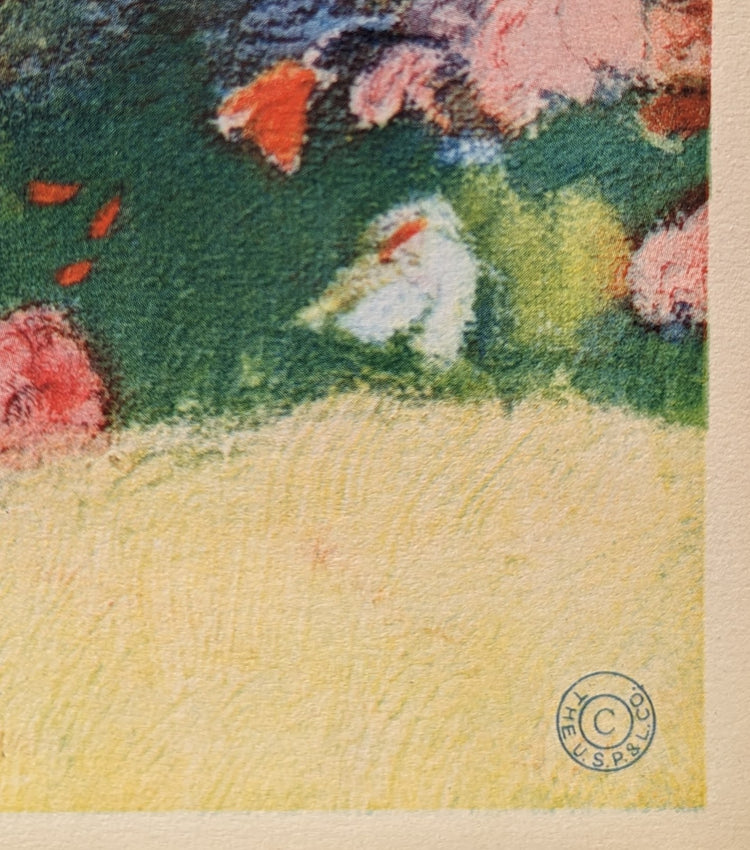 Red Riding Hood by Albert Hencke | 1930s Vintage Lithograph | Classic Nursery Fairytale Print