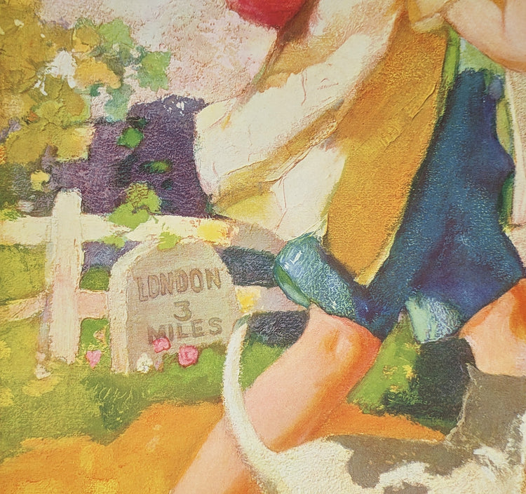 Dick Whittington by Albert Hencke | 1930s Vintage Lithograph | Classic Nursery Print