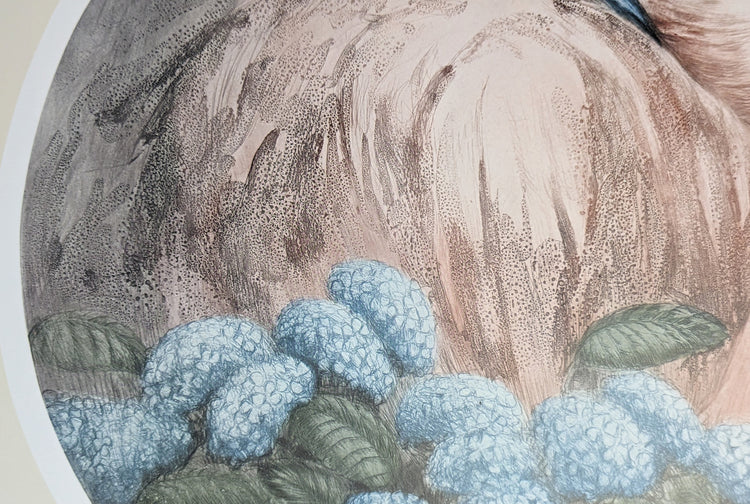 Hortense by Louis Icart | 1970s Art Deco Reproduction | Offset Lithograph | Romantic French Wall Art