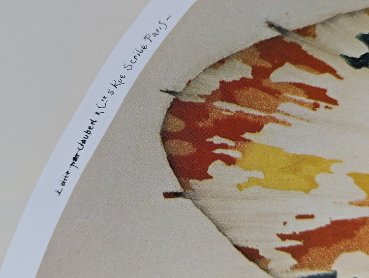 Parasol by Louis Icart | 1920s Art Deco Print | Offset Lithograph | Romantic French Interior Style