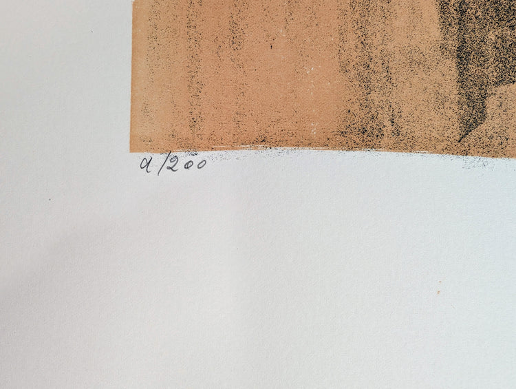 Mother and Baby by Frank Palmieri | 1970s Signed Lithograph | Vintage Family Wall Art