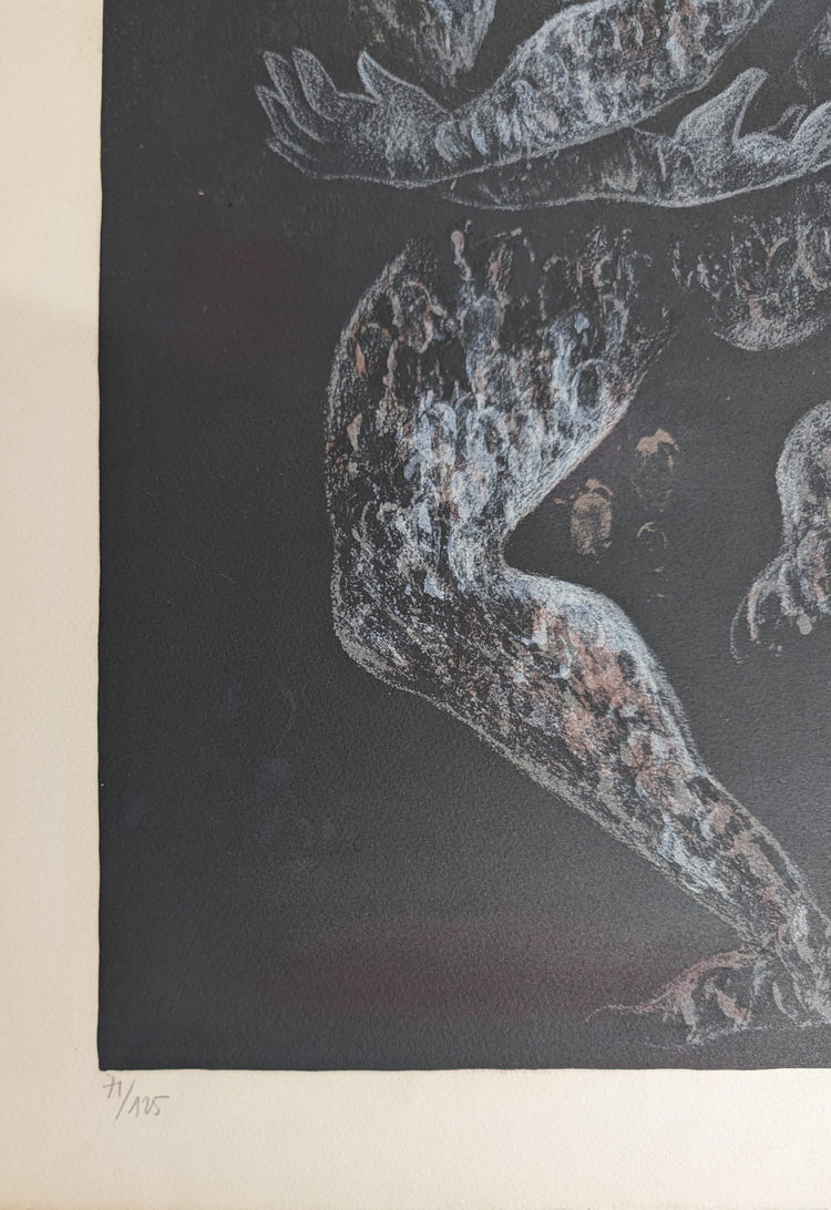 Danse by French artist Ludmilla Tcherina (1924-2004), 1967 Signed Limited Edition Lithograph
