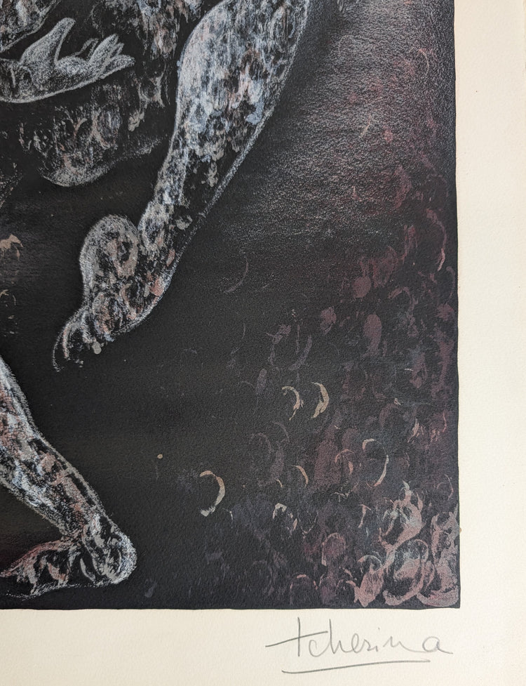 Danse by French artist Ludmilla Tcherina (1924-2004), 1967 Signed Limited Edition Lithograph