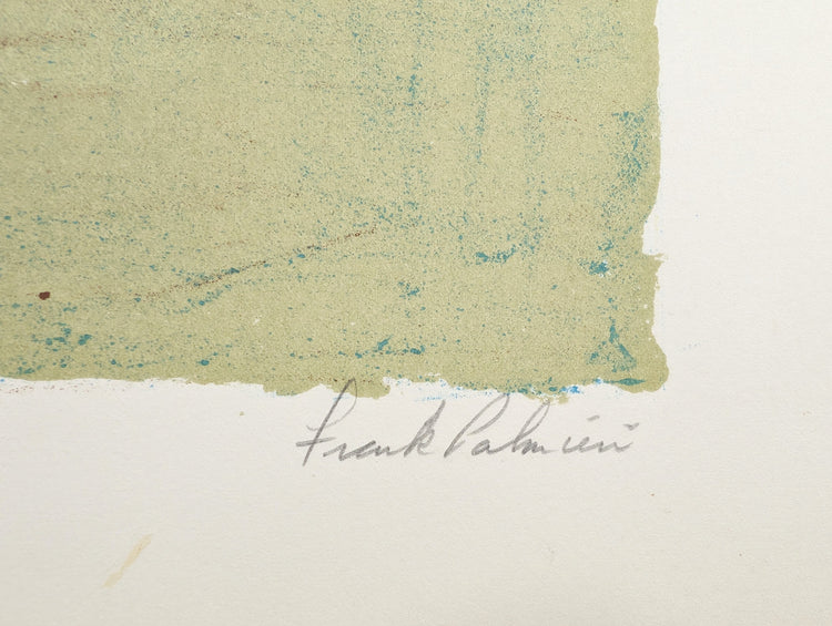 Children's Duet by Frank Palmieri, vintage signed and serial numbered stone lithograph circa 1970