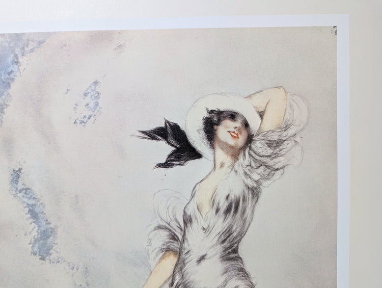 Joy of Life by Louis Icart | 1970s Art Deco Reproduction | Offset Lithograph | French Glamour Wall Art