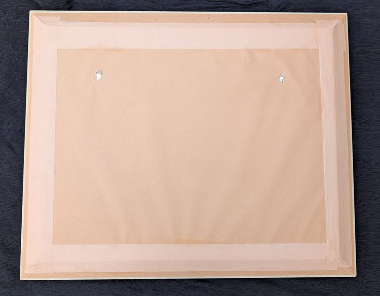 Framed Turner Flamingo Mirror Art | 1950s Mint Print | Acrylic Glazing | Frame with Minimal Wear