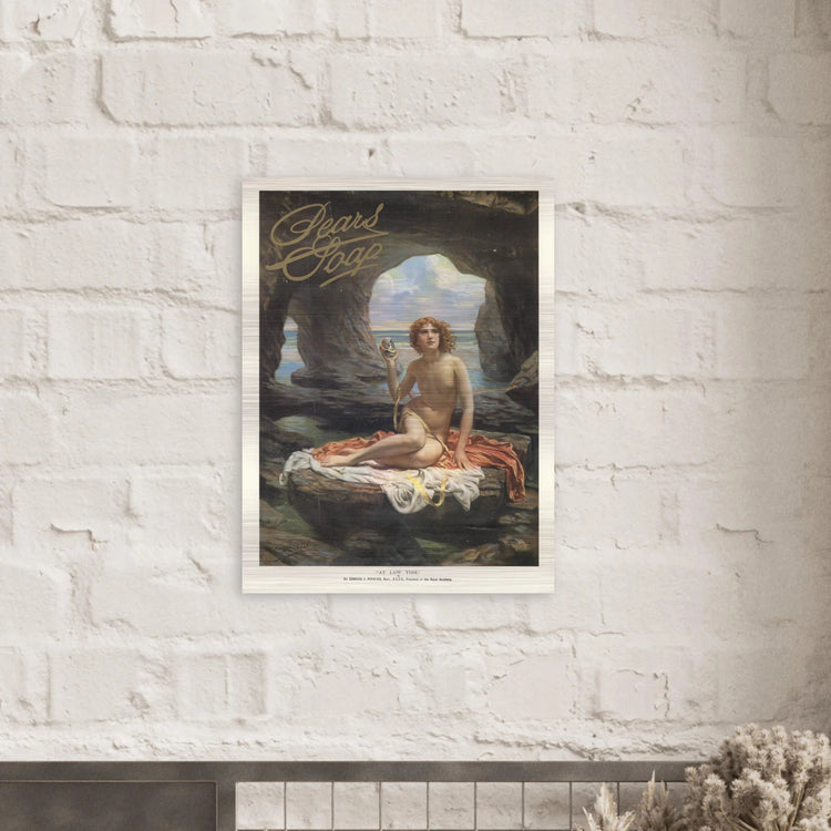 Pears Soap | Brushed Aluminum Print | Vintage Advertising Art
