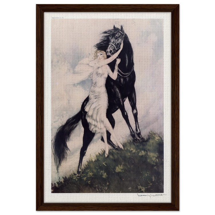Youth by Louis Icart | Framed Canvas Print | Art Deco Wall Art
