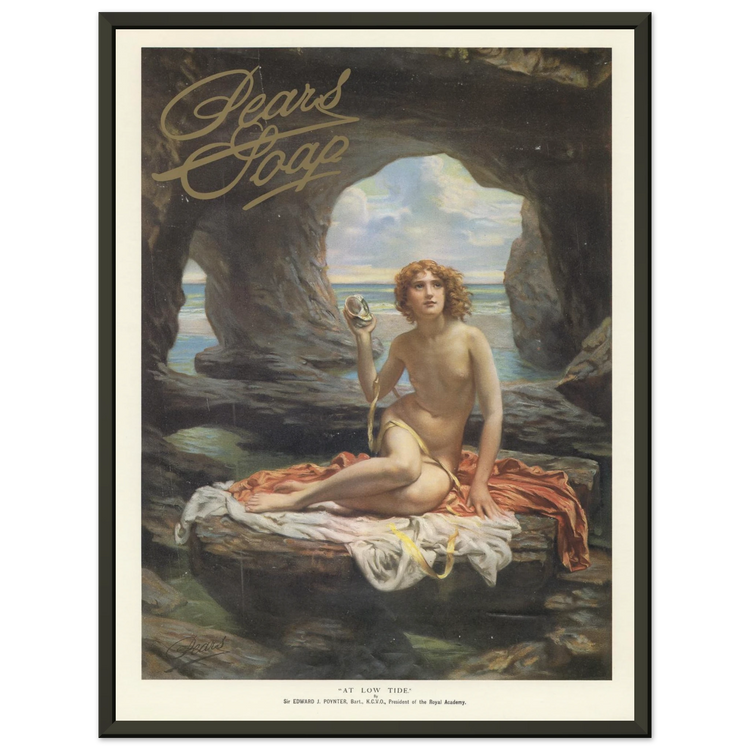 Pears Soap | Metal Framed Poster | Vintage Advertising Art