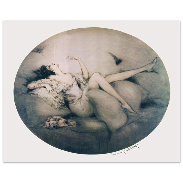 Cigarette Memories by Louis Icart | Fine Art Poster | Art Deco Wall Art