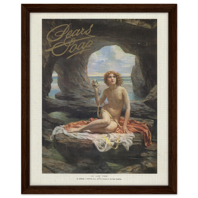 Pears Soap | Framed Canvas Print | Vintage Advertising Art