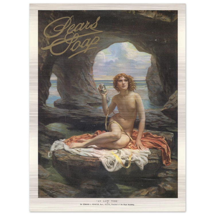Pears Soap | Brushed Aluminum Print | Vintage Advertising Art