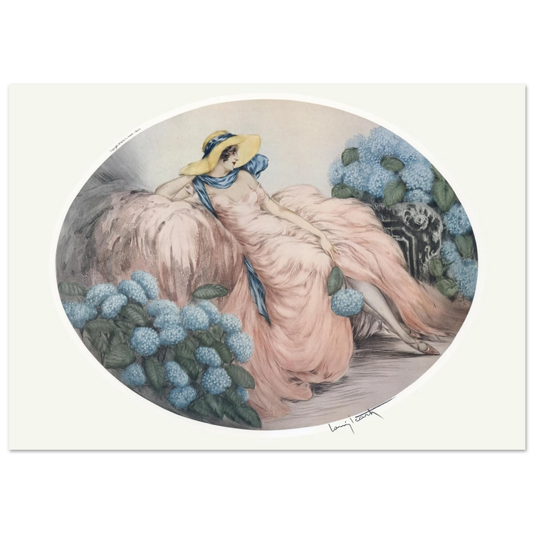 Hortense by Louis Icart | Fine Art Poster | Art Deco Wall Art