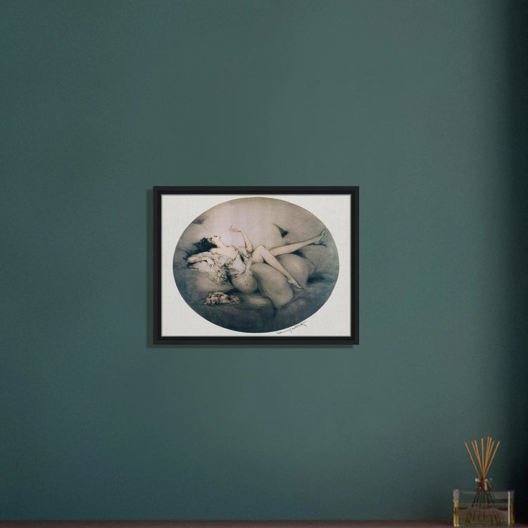 Cigarette Memories by Louis Icart | Framed Canvas Print | Art Deco Wall Art