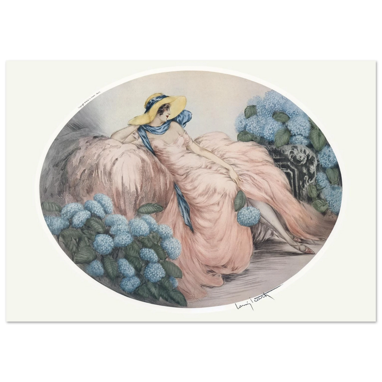 Hortense by Louis Icart | Fine Art Poster | Art Deco Wall Art