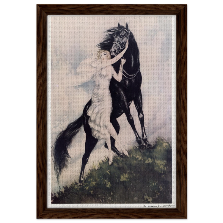 Youth by Louis Icart | Framed Canvas Print | Art Deco Wall Art