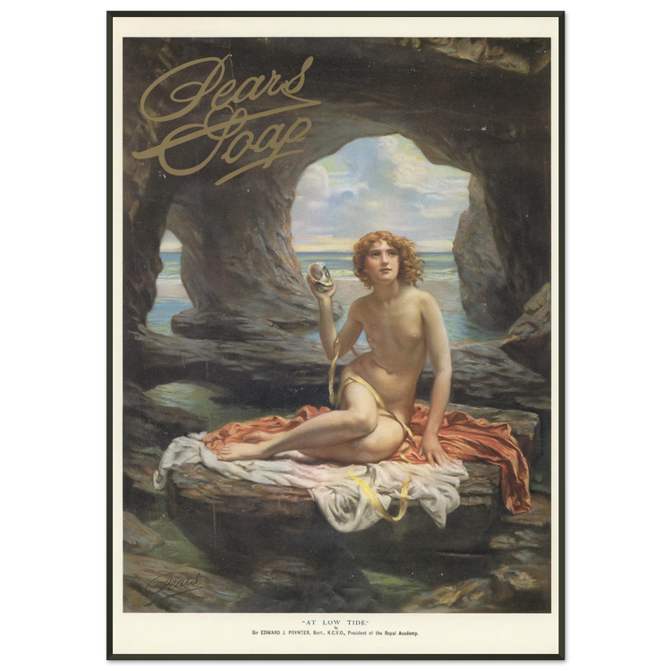 Pears Soap | Metal Framed Poster | Vintage Advertising Art