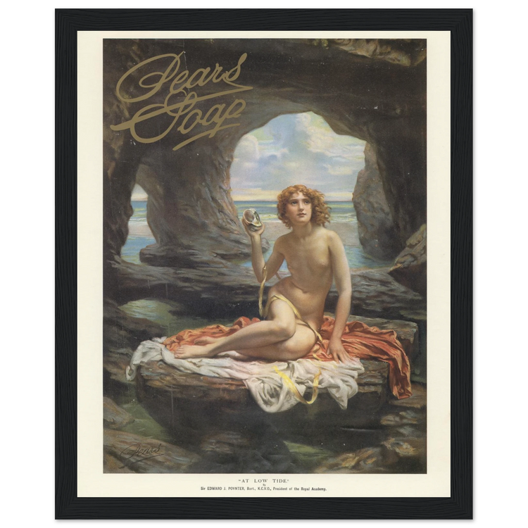 Pears Soap | Wooden Framed Poster | Vintage Advertising Art