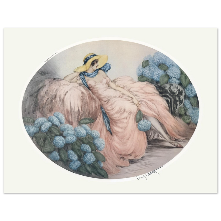 Hortense by Louis Icart | Fine Art Poster | Art Deco Wall Art