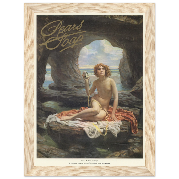 Pears Soap | Wooden Framed Poster | Vintage Advertising Art
