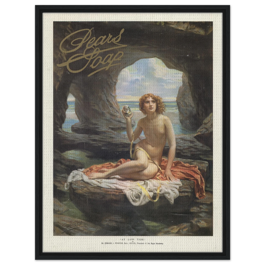 Pears Soap | Framed Canvas Print | Vintage Advertising Art