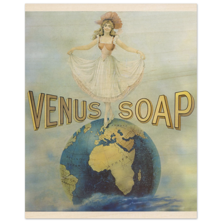 Venus Soap | Wood Print | Vintage Advertising Art