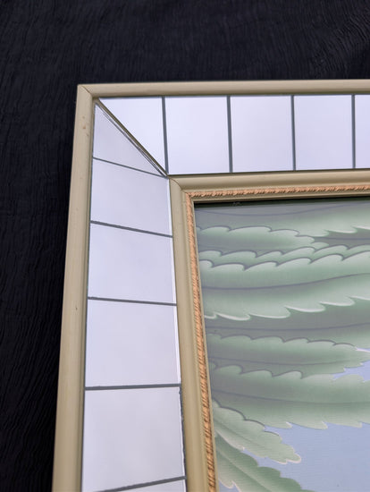 Framed Turner Flamingo Mirror Art | 1950s Mint Print | Acrylic Glazing | Frame with Minimal Wear - Framed Prints - Pink Flamingos