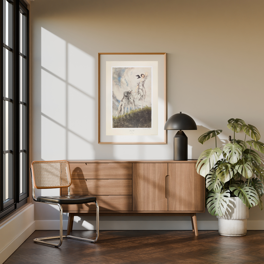 Joy of Life by Louis Icart | 1970s Art Deco Reproduction | Offset Lithograph | French Glamour Wall Art