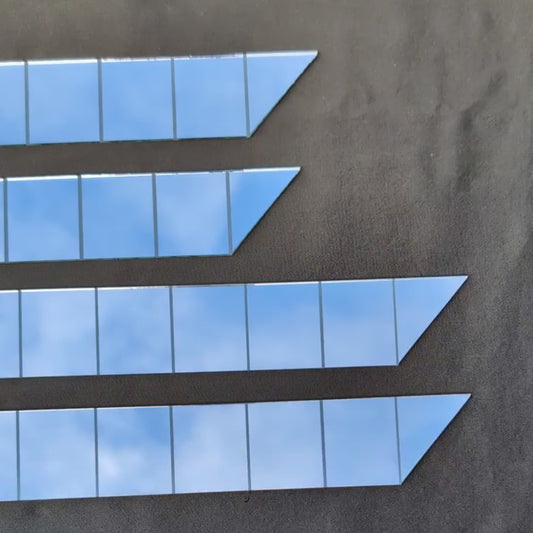 This video highlights authentic Turner Flamingo mirror strips acquired directly from Turner in 1981. The clip shows the flawless reflective surfaces, angled ends, and overall mint condition — an exclusive archival supply for restoring original Turner Flamingo frames.