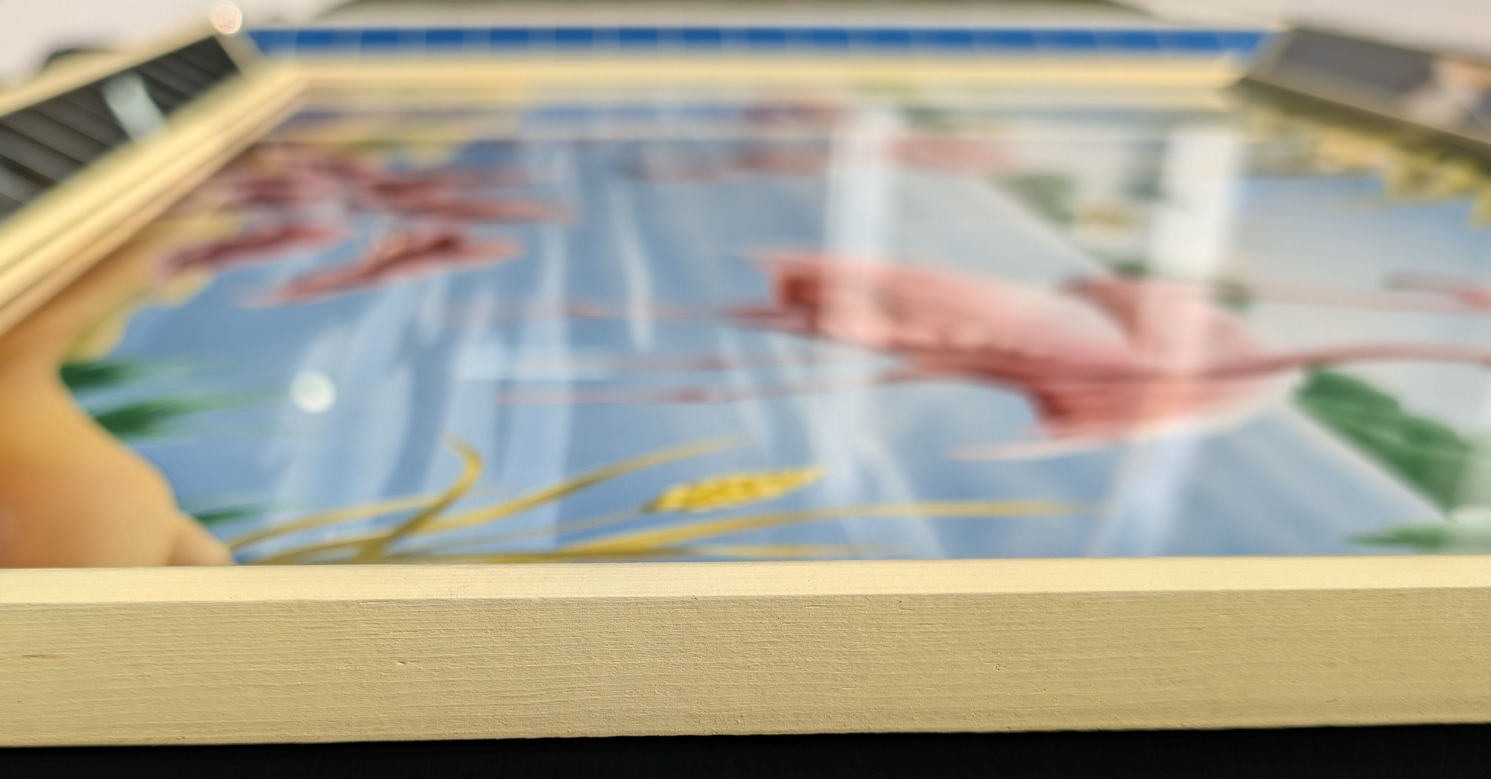 Authentic Turner Flamingo Frame | 1950s Original Print – Pink