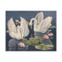 Turner Swans and Lillies Jigsaw Puzzle — Vintage Swans, Lily Pads & Pink Lotus (110/252/520/1014 pcs) - Puzzle - Pink Flamingos